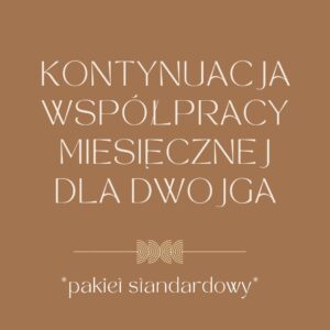 Kontynuacja współpracy miesięcznej dla dwojga – pakiet LEKKI