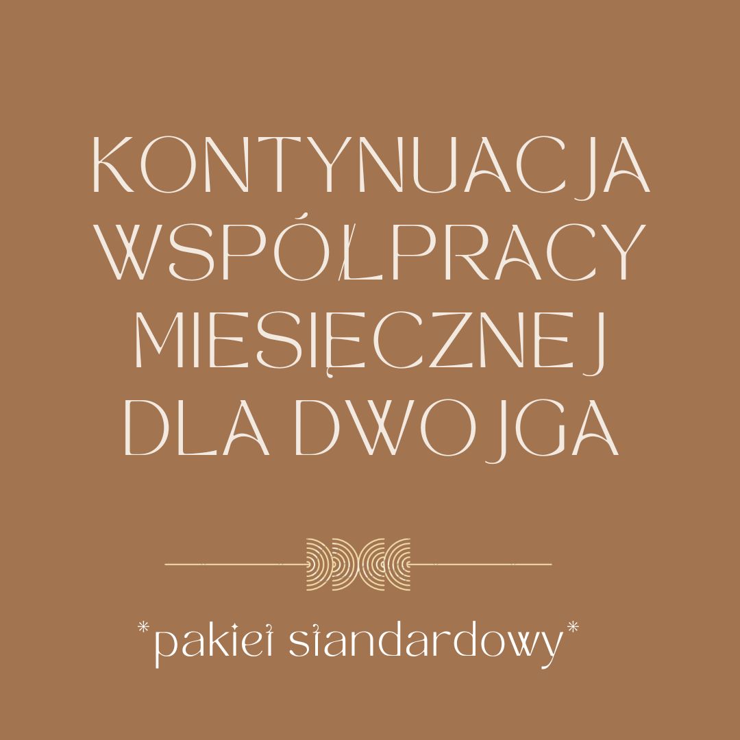 Kontynuacja współpracy miesięcznej dla dwojga – pakiet LEKKI